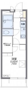 レオパレスKIVAの間取り画像