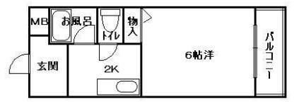 サンシャイン曙の間取り画像