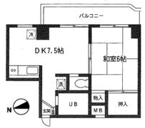 コーラルハイム上大岡の間取り画像