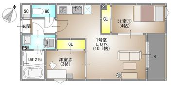 REGALEST 藤原光町の間取り画像