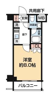ARCOBALENO OSHIAGE BLOSSOMの間取り画像