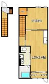 ラピュタ若葉の間取り画像