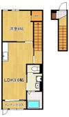 ラピュタ若葉の間取り画像