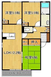 メゾンエムロードB棟の間取り画像