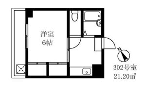 KC川北ビルの間取り画像