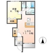 エレガンス ククナの間取り画像