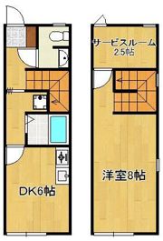 キューブ小倉の間取り画像