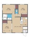 セイラタウン平屋貸家Aの間取り画像