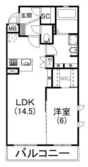 クオーレ ルミノーザの間取り画像