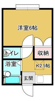 パレスウエストの間取り画像