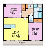 グロリアスの間取り画像