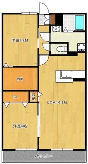 SERENA直方 A棟の間取り画像