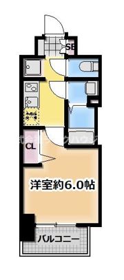 グランカリテ大阪城EASTの間取り画像