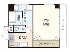 サニーフォート船越南の間取り画像