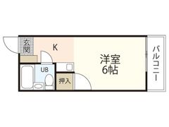リバーサイド三篠の間取り画像