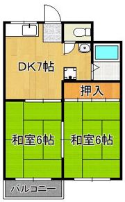 コーポいずみの間取り画像