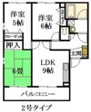 JUSSEマンションⅡの間取り画像