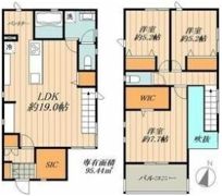 リーブルファイン東本池ケ原町 8号棟の間取り画像