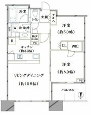 シティタワー武蔵小杉の間取り画像