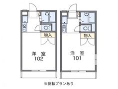 レオパレス大高Aの間取り画像