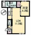 プロヌーブ大福の間取り画像