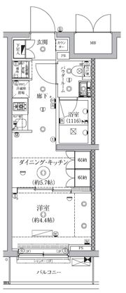 セジョリ鵜の木の間取り画像