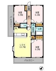 ベルサンモールの間取り画像