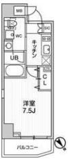 ステージファースト浅草橋Ⅲの間取り画像