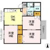 古川南ハイツ A棟の間取り画像