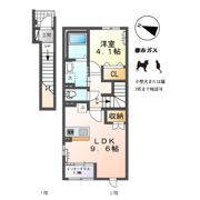 萩原町新築アパートの間取り画像