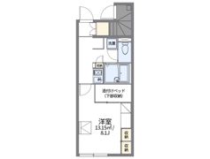 レオパレスヴィラナターレの間取り画像
