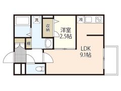月光南観音壱番館の間取り画像