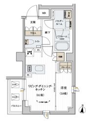 デュオステージ北千住Ⅱの間取り画像
