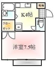 コーポビジョンの間取り画像