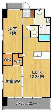ウィングス里中の間取り画像