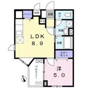 ドミール中野南台の間取り画像