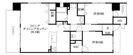 アルファライフ竹原の間取り画像
