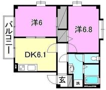 フォブールタウン竹原の間取り画像