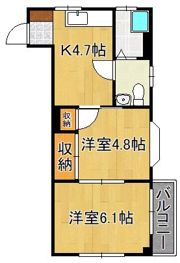 正建ハイツ力丸の間取り画像