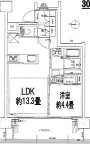 イニシア墨田押上の間取り画像