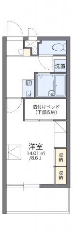 レオパレス向日葵の間取り画像