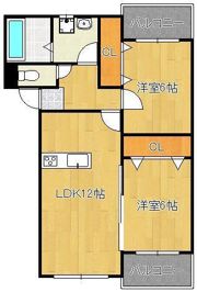プレステージ加奈陀の間取り画像