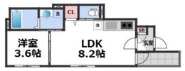 yumaison westの間取り画像