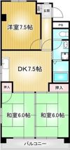 森ハイツの間取り画像