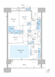 HARUMI FLAG SEA VILLAGE A棟の間取り画像