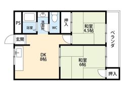 メゾン富田の間取り画像
