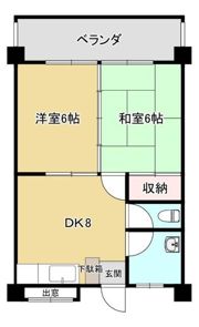 めぐみ荘の間取り画像