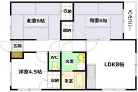 石田アパート3の間取り画像
