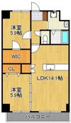 THE SQUARE・Grand Residenceの間取り画像