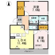 RUPOSEⅢの間取り画像